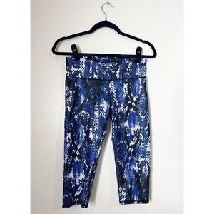 Alo Yoga Airbrush Python Gloss Print Capri Legging size XS